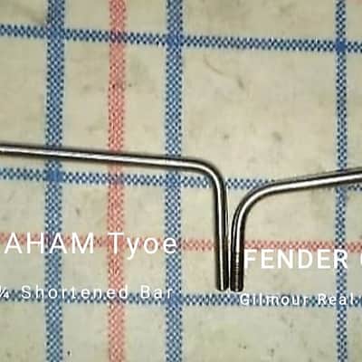 Original Gilmour FENDER BLACKSTRAT NOS 4¾ Short Tremolo ARM Design - Based On American'57 ARM 3/16 USA 4,67mm Screw-In 10/32 image 5