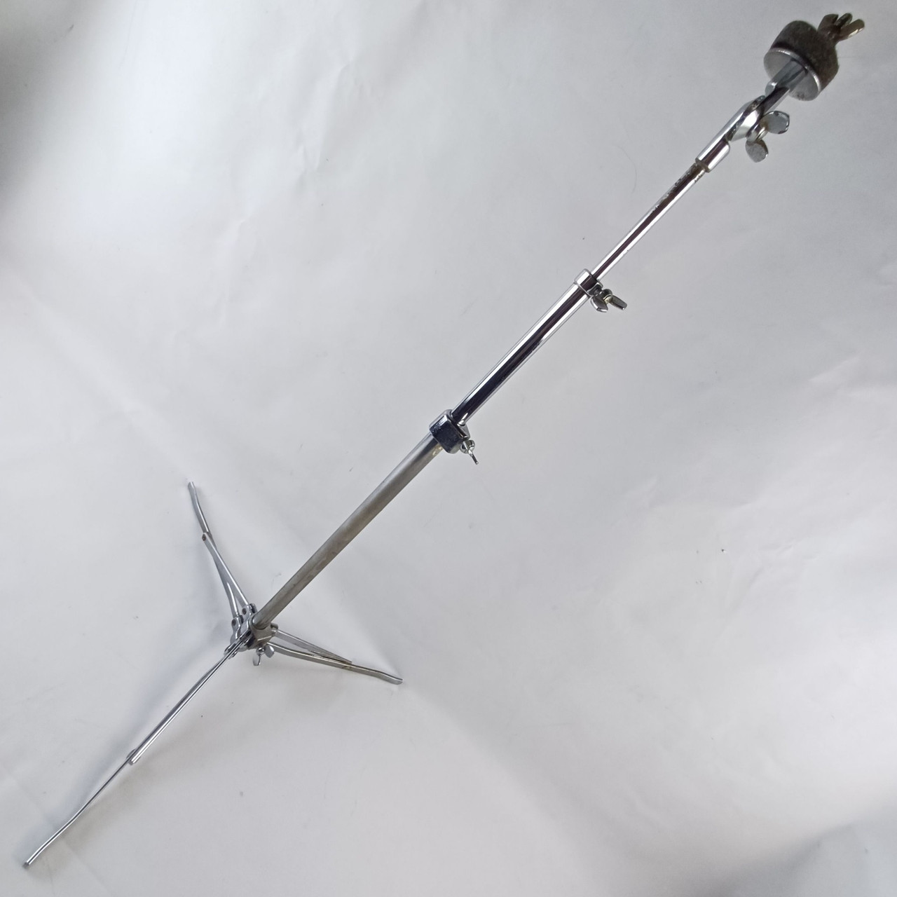 Ludwig Flat-Base#1400 Cymbal Stand Chrome Flush Classic Crash/Ride Vintage60s US — main photograph