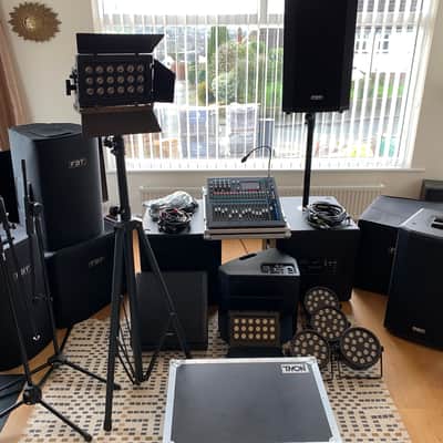 Band PA System & Desk (FBT / Allen & Heath) Full System With Lighting & Monitors image 22