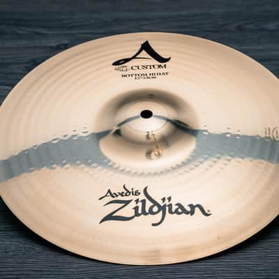 Zildjian 13" A-Custom Hi-Hat Cymbals (Pair) (Like New) image 5