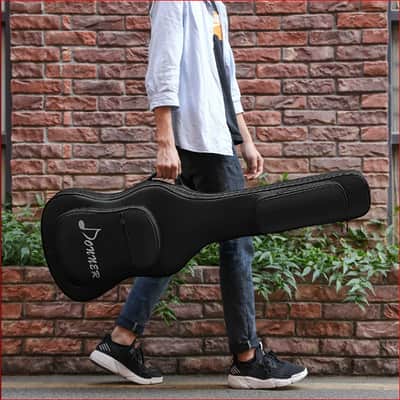 Donner 43/39 Inch Premium Electric Bass Guitar Gig Bag Backpack Case Cover Water-Resistant Nonwovens image 5