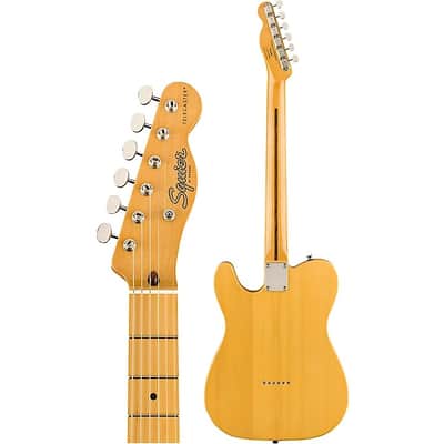 Squier Classic Vibe '50s Telecaster Electric Guitar (Butterscotch Blonde With Maple Fretboard) - No Case image 5