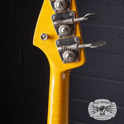 Fender Japan JB62-US Jazz Bass Sonic Blue – US Pickups Flame Maple Neck CIJ image 15