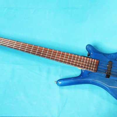 Warwick Rockbass Corvette Basic 5 2010s - Ocean Blue Transparent image 2