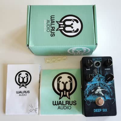 Walrus Audio Deep Six Compressor V1 Limited Edition - Angler Fish 2014 - 2016 - Black / Teal Angler Fish image 6