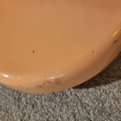 Squier Vista Musicmaster Bass 1997 - Shell Pink image 10