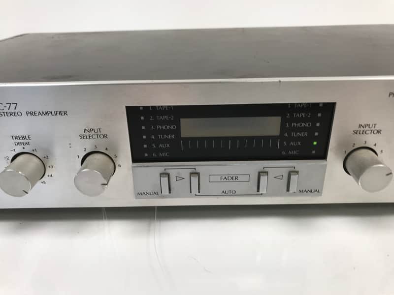 Vintage Sansui C-77 Preamplifier | Reverb