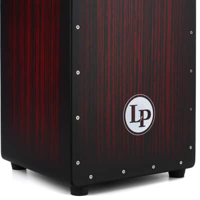 Latin Percussion LP Aspire Accents Cajon - Darkwood Streak Finish image 1