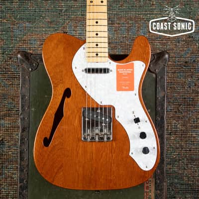 2017 Fender Thinline '69 reissue Telecaster Mahogany Made in Japan image 5