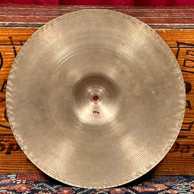 14" Zildjian A 1940s-50s Trans Stamp Crash / Hi-Hat Single Cymbal 594g image 3