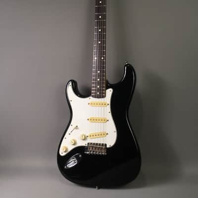 LEFTY! 1986 Vintage Fender Squier ‘62 Left Strat Guitar Fujigen E Serial Relic Mayer Black 1 Tribute 7.2 Lb HSC image 17