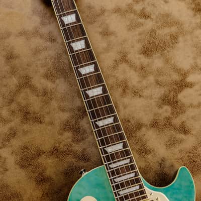 Epiphone Les Paul Standard '60s Quilt Top 2021 - 2025 - Transparent Blue image 6