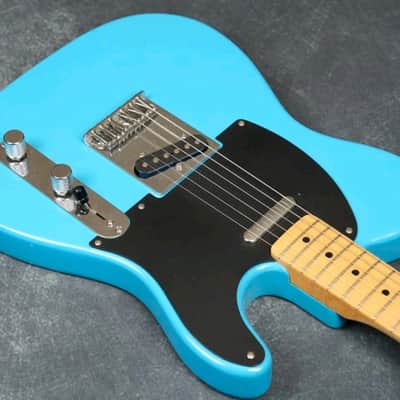 Fender "Squier Series" Standard Telecaster with Maple Fretboard 1993 - Pacific Blue image 5