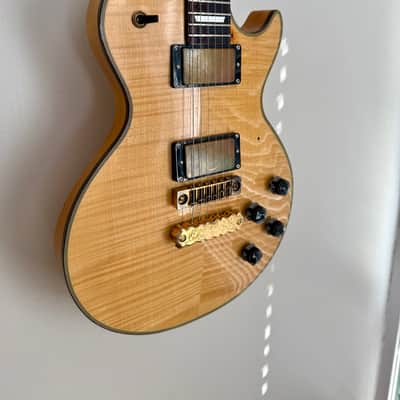Ibanez Lawsuit Les Paul Electric Guitar 1977 - Natural Flame image 4