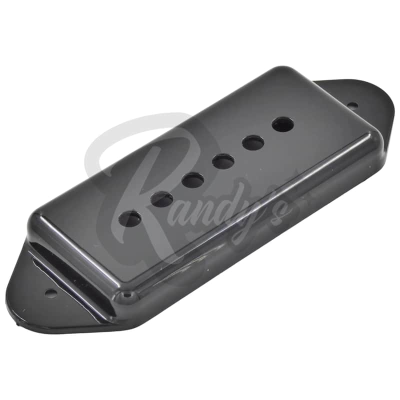 Advanced Plating 3110BK Historic CAB P-90 '55 Dog Ear Pickup Cover (49.2mm) - Fits Gibson®-Black image 1