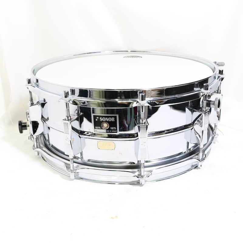 Sonor D-505 Phonic 14x5.75" 10-Lug Ferro-Manganese Steel Snare Drum 1975 - 1979 image 1