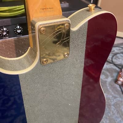 Fender Buck Owens Telecaster 1998 First Run - Red, Silver & Blue Sparkle image 10