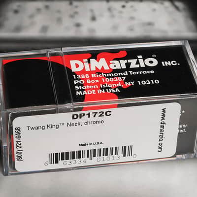 DiMarzio DP172C Twang King Tele Neck Pickup W/Chrome Cover / Telecaster image 2