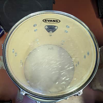 1990s Pearl Export Taiwan 11 X 13" Pacific Blue Wrap Tom - Looks & Sounds Really Good! image 7