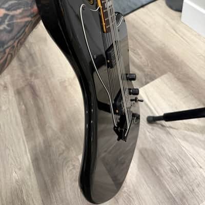 Squier Vintage Modified Baritone Jazzmaster with Rosewood Fretboard 2016 - 2017 - Transparent Black image 9