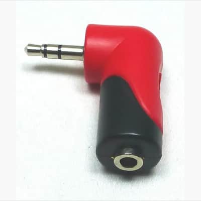 ZXPC Professional Right-Angled 3.5mm Stereo Plug to 3.5mm Stereo Jack Adapter. image 2