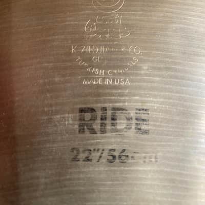 ZILDJIAN EAK - K 22" RIDE / 1983 MADE IN USA / 3300 GRAMS image 4