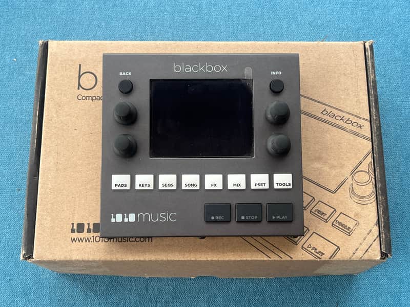 1010 Music Blackbox Desktop Compact Sampling Studio 2016 - Present - Black image 1