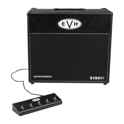 EVH 5150III Hypersonic 6L6 1x12 Combo Guitar Amp w/Footswitch | Black image 1