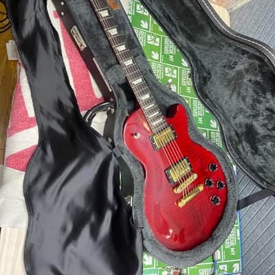 Gibson Les Paul Studio Plus KILLER TOP In-USA FretWerx Setup and Fret Polish - Wine Red image 12