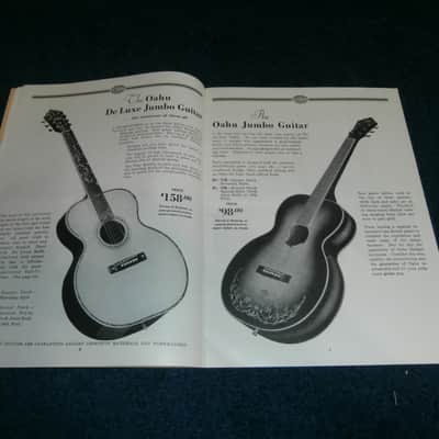 Vintage 1939 Oahu Full Line Catalog, Dealer Letter, Flier, and Post Card! STUPID RARE! image 5