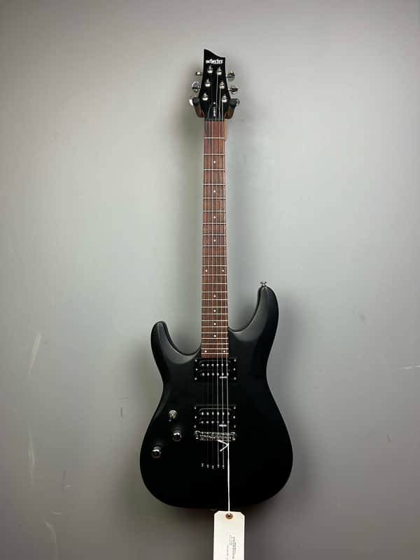 Schecter C-6 Deluxe Left-Handed 2022 - Satin Black image 1