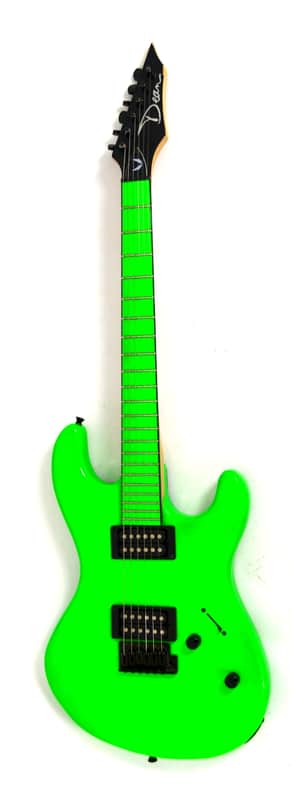 Dean Custom Zone 2 HB Florescent Green image 1