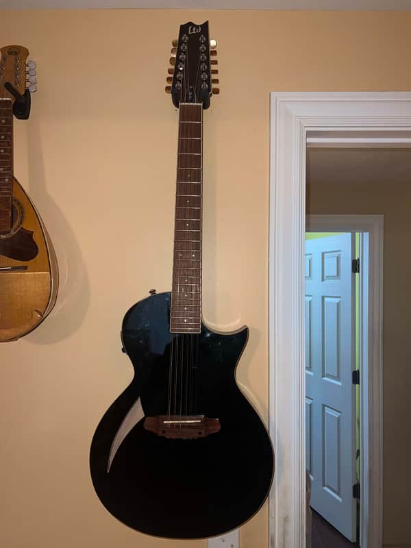 ESP LTD TL-12 with Rosewood Fretboard 2015 - 2017 - Black image 1