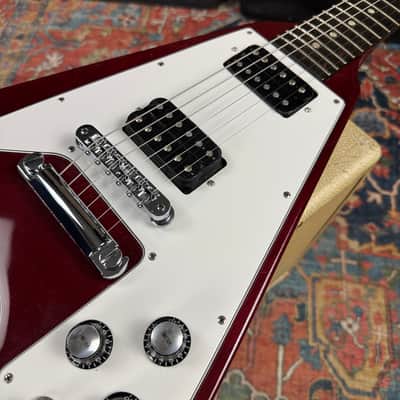 *Video* Gibson Yamano '67 Reissue Flying V Cherry Red - 1995 image 14