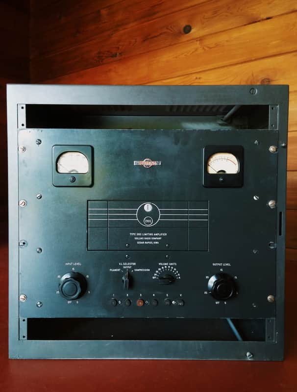 1939 Collins 26C pre-war tube limiter compressor Western Electric 110A Fairchild 660 image 1