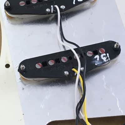 Lefty 2018 Genuine Fender NOS Relic Strat Guitar Left Pickups Loaded Pickguard image 7