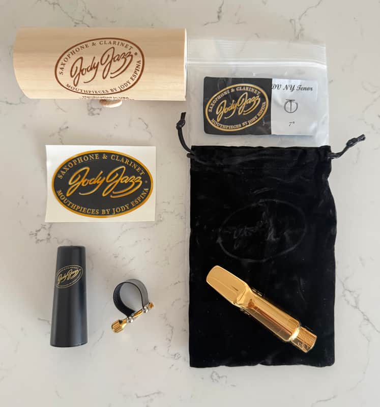 JodyJazz DV NY Tenor 7* Mouthpiece 2020’s - Gold image 1