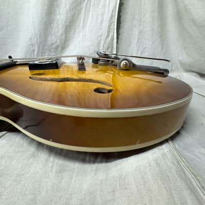 Harmony USA H-64 h64 Meteor Semi-Hollowbody Guitar with Case - repaired headstock image 21