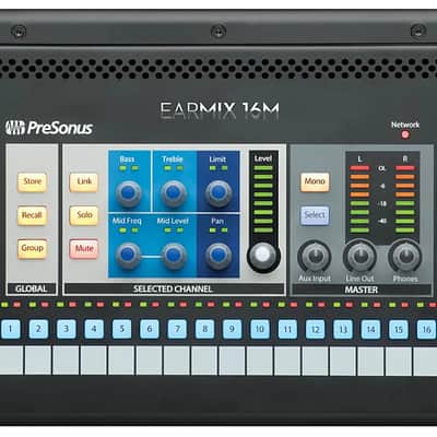 PreSonus EarMix 16M 16x2 AVB Personal Monitor Mixer 2018 image 3