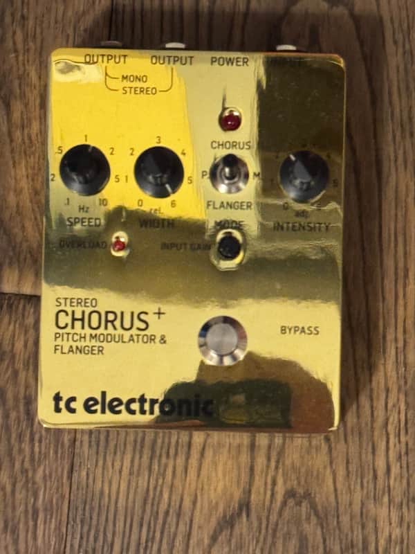 TC Electronic SCF Gold SE Special Edition Stereo Chorus + Pitch Modulator & Flanger Reissue