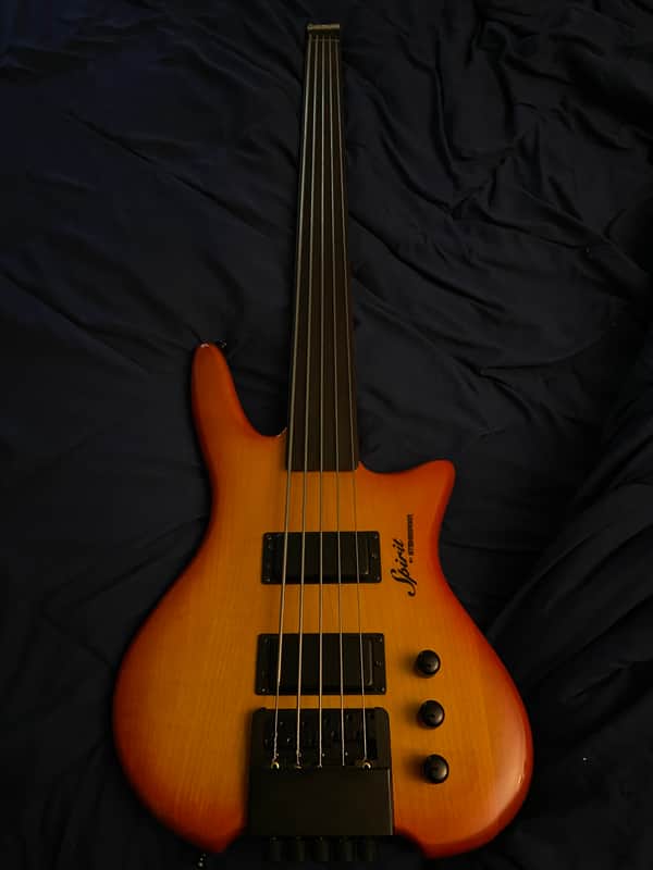 Steinberger Spirit XZ-25 5 String Fretless Bass Guitar | Reverb