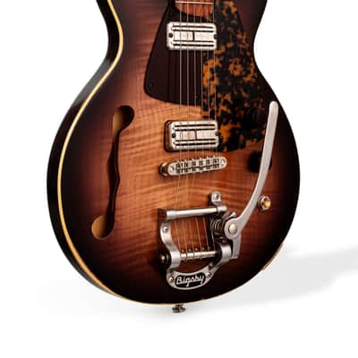 Harvester DC6 Deluxe in Brown Burst (Authorized Dealer) image 4
