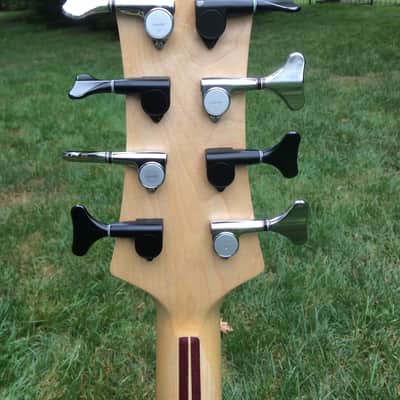 Warmoth 8-string (octaves) bass, Lace Man o War, dual tones with Kellingsound midboost/mid-scoop image 5
