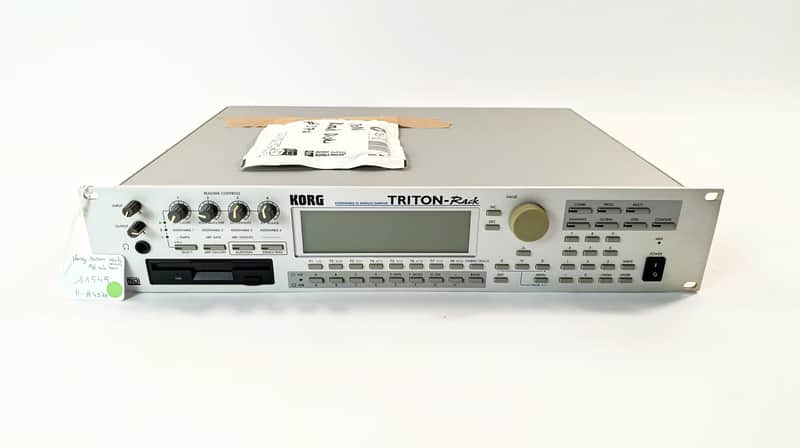 Korg Triton Rack Rackmount 60-Voice Polyphonic Workstation 2000 - 2005 - Silver - MAXED OUT + EXPANSION BOARDS image 1