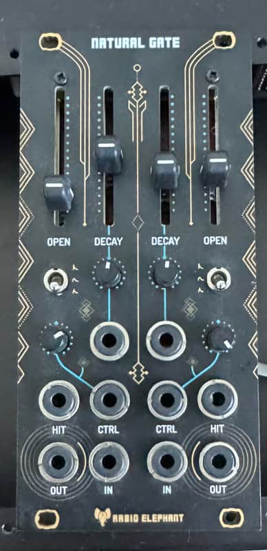 Rabid Elephant Natural Gate LPG Eurorack Module 2010s - Black image 1