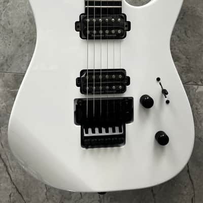 Jackson Made in Japan MJ Series Dinky DKR, Ebony Fingerboard, Snow White 2904009276 image 1