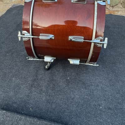 Rare 1980's vintage Tama Superstar 20x14 Bass Drum Super Mahogany image 8