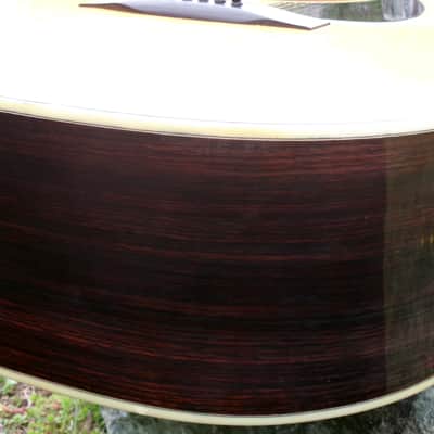 1977 Sada Yairi YD-305 Japan Vintage D35 Replica Acoustic Guitar  Natural+Deluxe Hard Case image 13