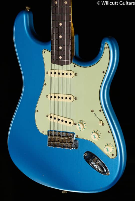 Fender Custom Shop Willcutt True '62 Stratocaster Journeyman Relic Lake Placid Blue 59 C (682) image 1