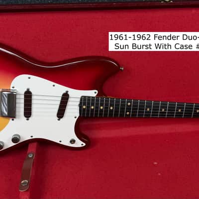 1961-1962 Fender Duo-Sonic SunBurst (#549) Original Vintage Finish/Body+Case image 1